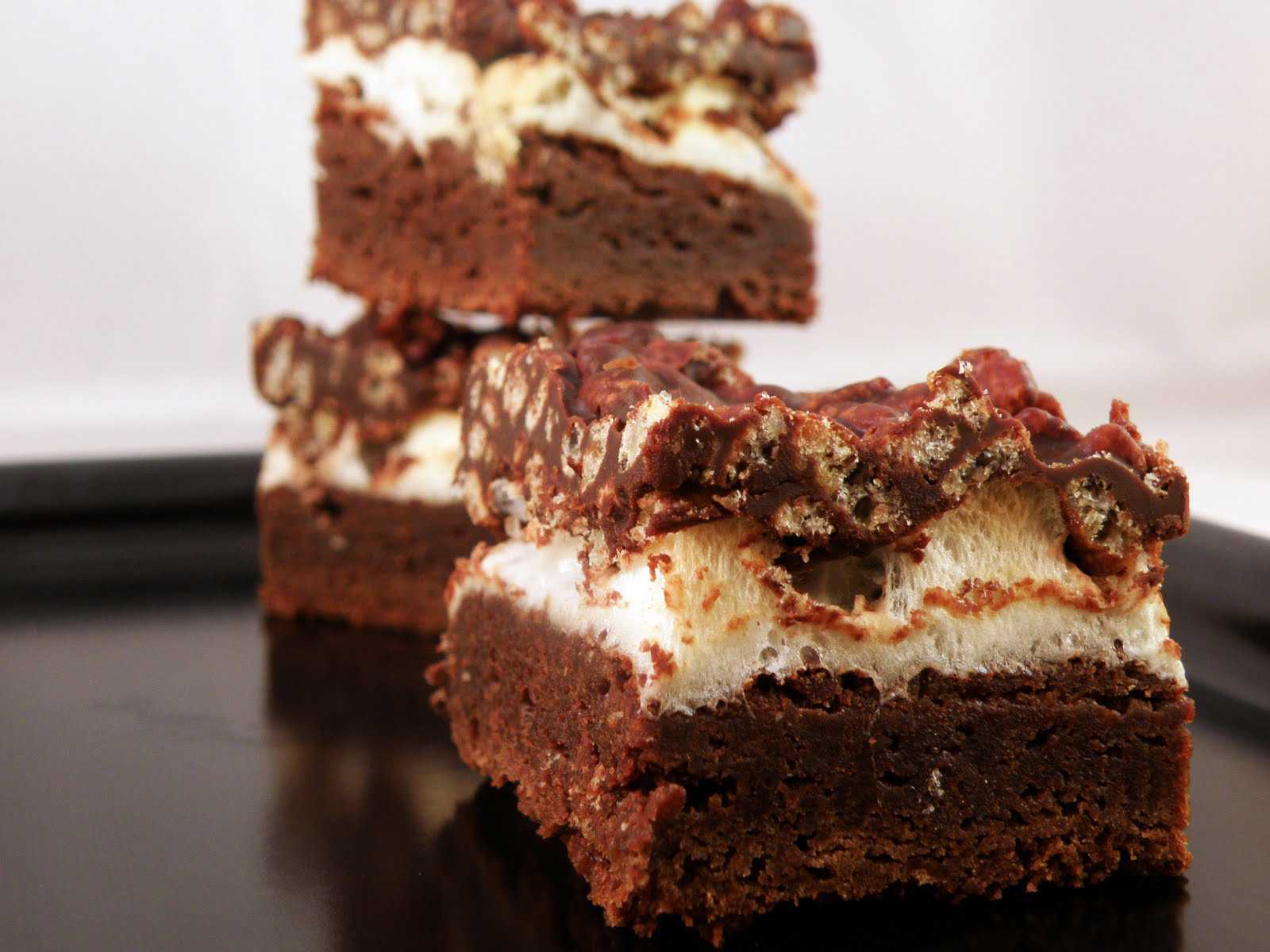 Brownies med krisp och marshmallows • Heavenly Cupcake