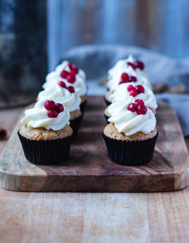 mini pepparkakscupcakes